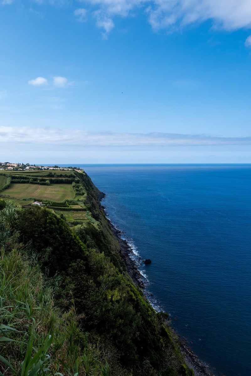 Cliff Diving in Azores, Portugal